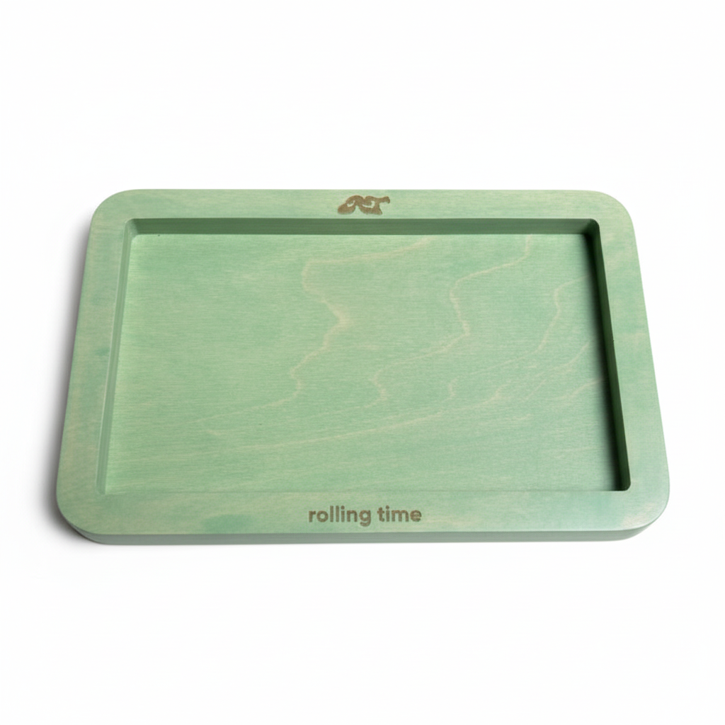Mint green tray detail shot