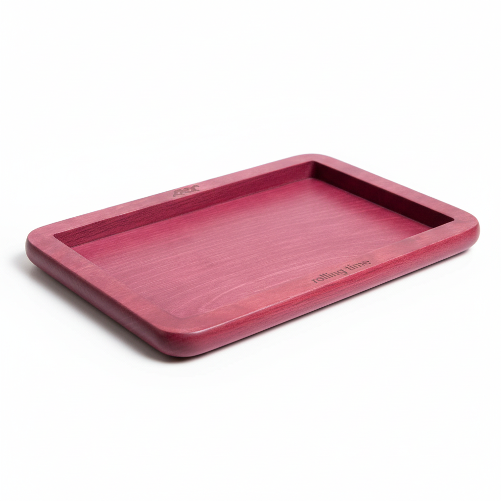 Pink tray clean angled view