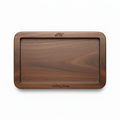 Tray in dark brown