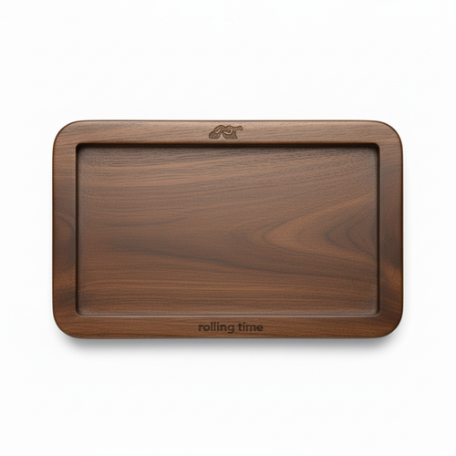 Tray in dark brown